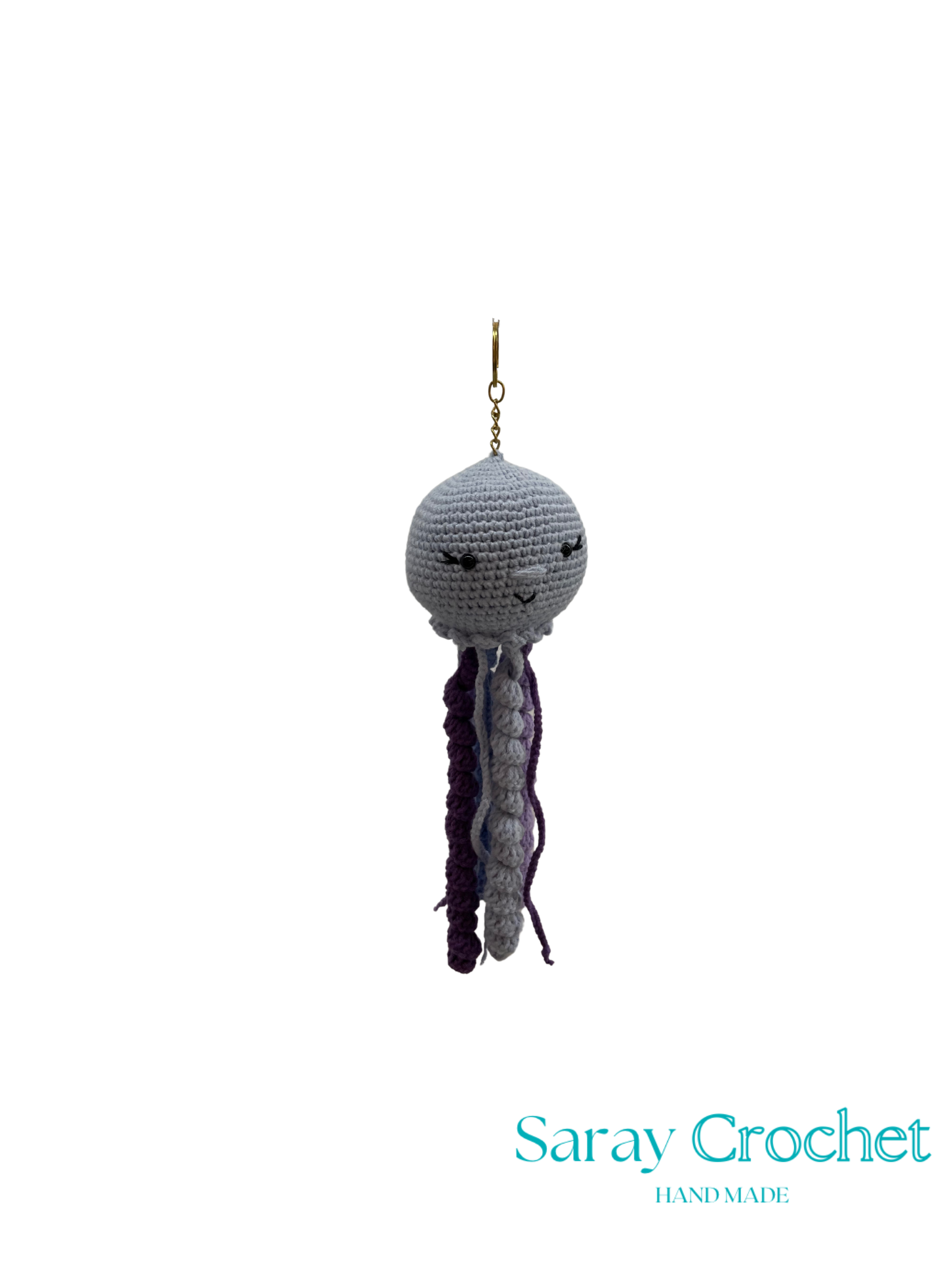 Ručno rađeni privjesak šarene i vesele hobotnice idealan je za djecu i roditelje kao dodatak za torbice i ključeve.