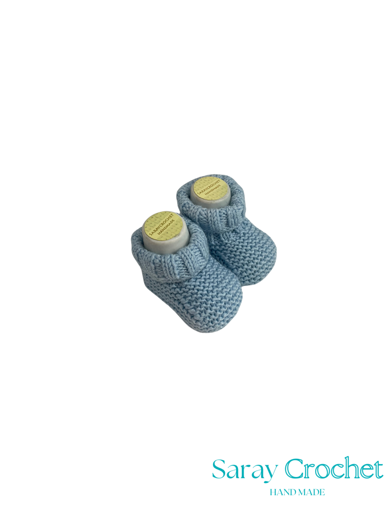 Ručno rađene papice, dostupne u različitim veselim bojama, idealne su za djecu uzrasta 1-2 godine.